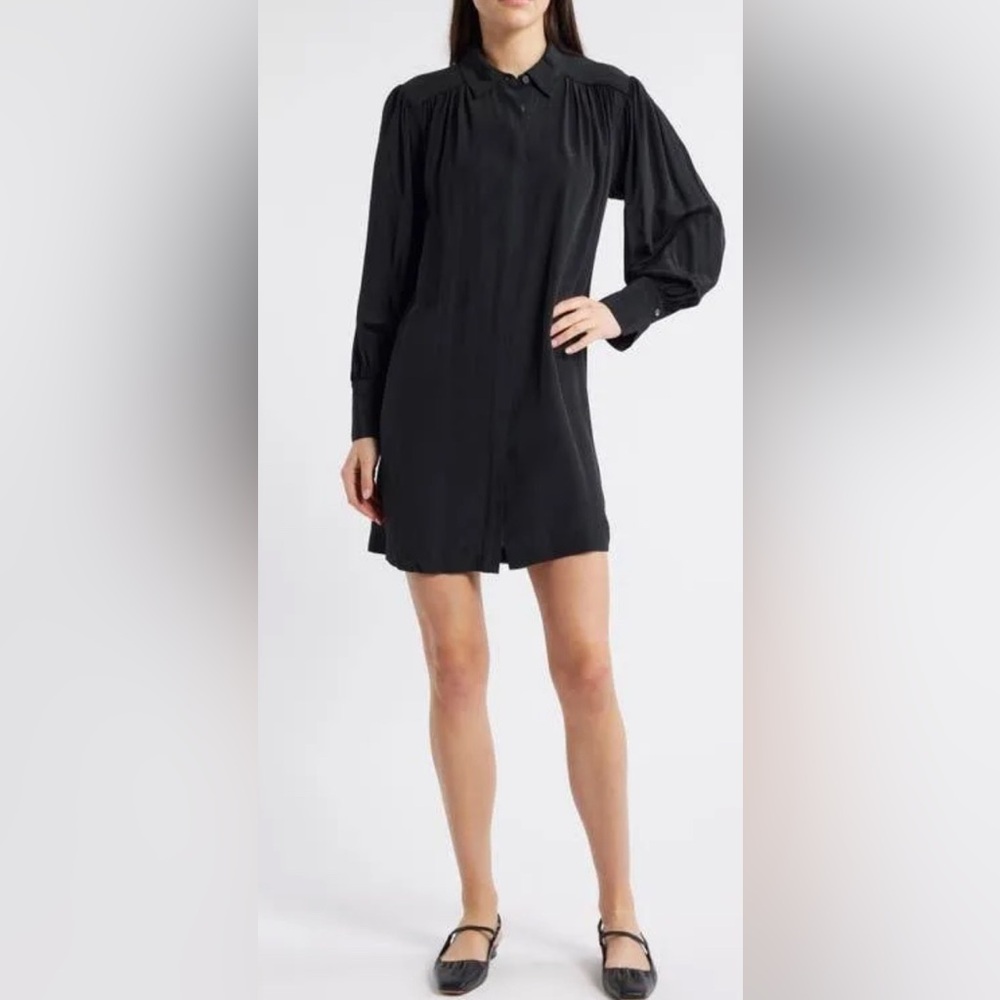 Madewell NWT Relaxed‎ Long Sleeve Mini Dress